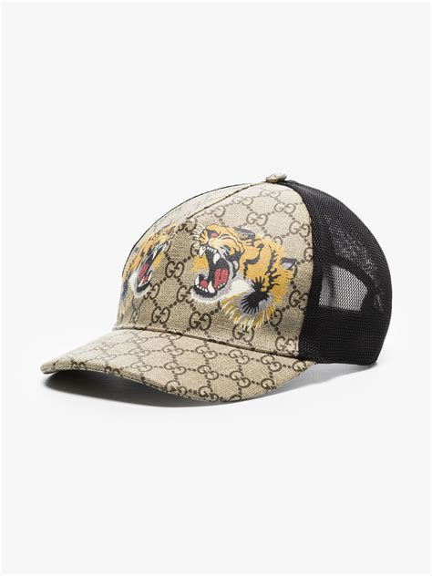 neutrals gucci tiger hat.